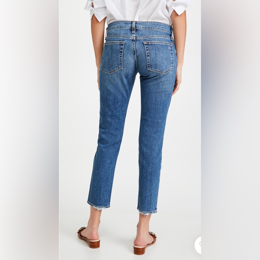VGUC rag & bone dre low-rise slim boyfriend jeans in colour Star City - Picture 2 of 16
